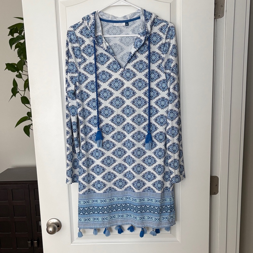 CABANA LIFE hooded beach cover up dress